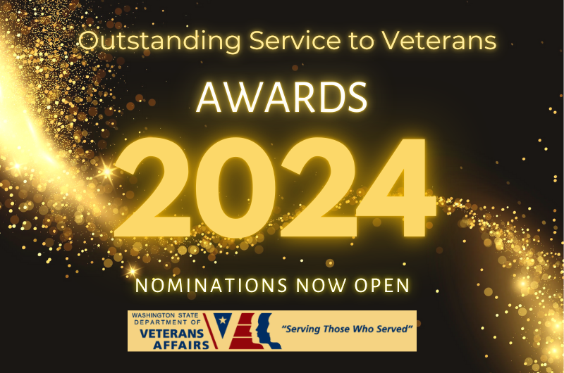 Outstanding Service to Veterans Awards Nominations - Now Open