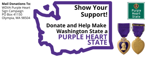Donate and Help Make WA State a Purple Heart State Cover image