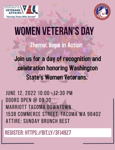 Women Veteran Day Flyer