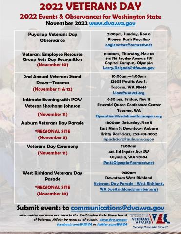 2022 Veterans Day Events & Observances - Page 1