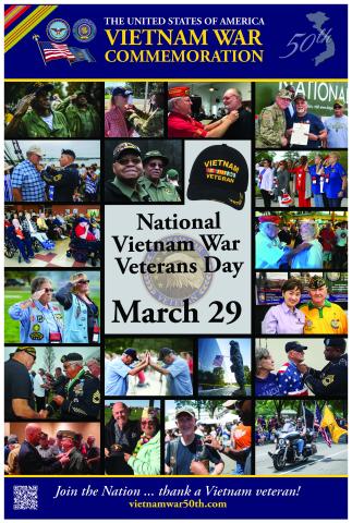 MEDIA RELEASE - Community Invited to Honor Vietnam Veterans at State Capitol - March 30 - 12PM - Vietnam Veterans Memorial