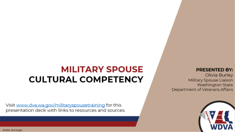 military spouse cultural competency training