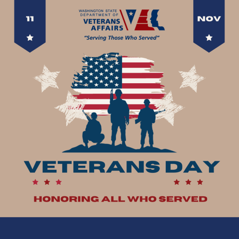 WDVA Veterans Day Graphic