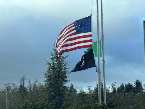 Flag Lowering