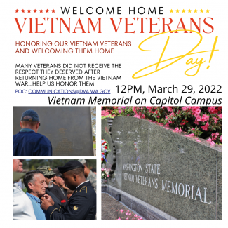 Welcome Home Vietnam Veterans Day Event