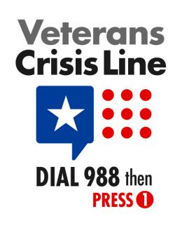 Veterans Crisis Line 988 
