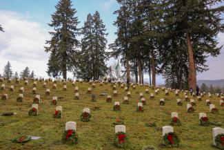 Washington Soldiers Home Cemetery in Orting