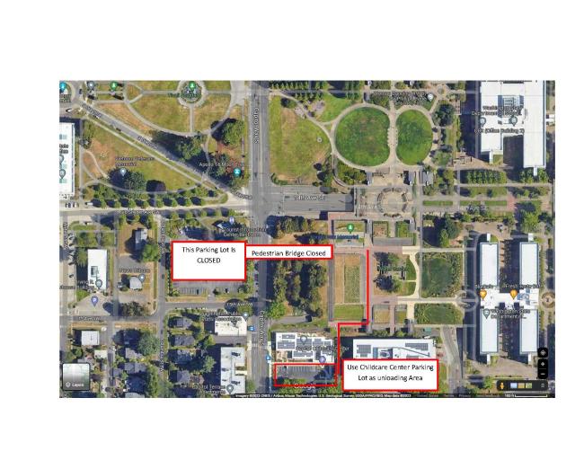 Korean War Memorial Event Parking Information Map