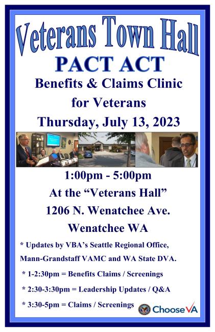 Wenatchee Veterans Town Hall