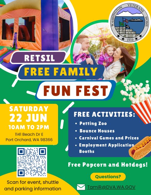 Retsil Free Family Fun Fest Flyer